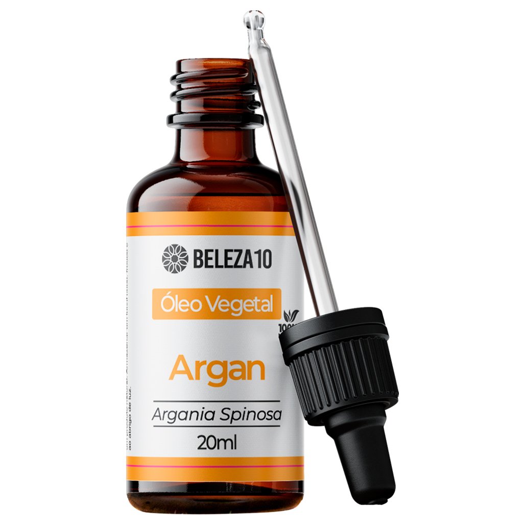 Óleo Vegetal Argan 100% Puro 20ml Beleza10