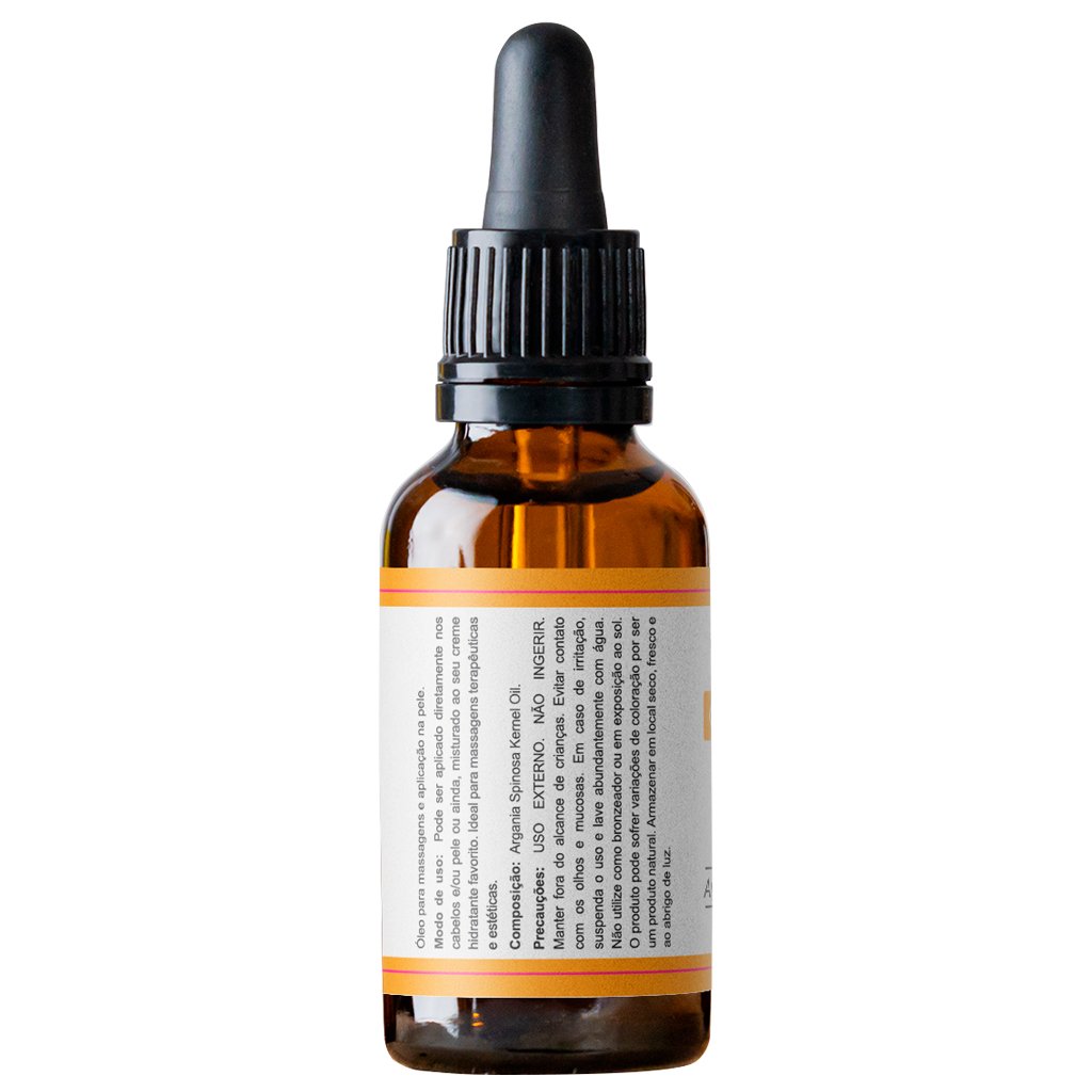 Óleo Vegetal Argan 100% Puro 20ml Beleza10