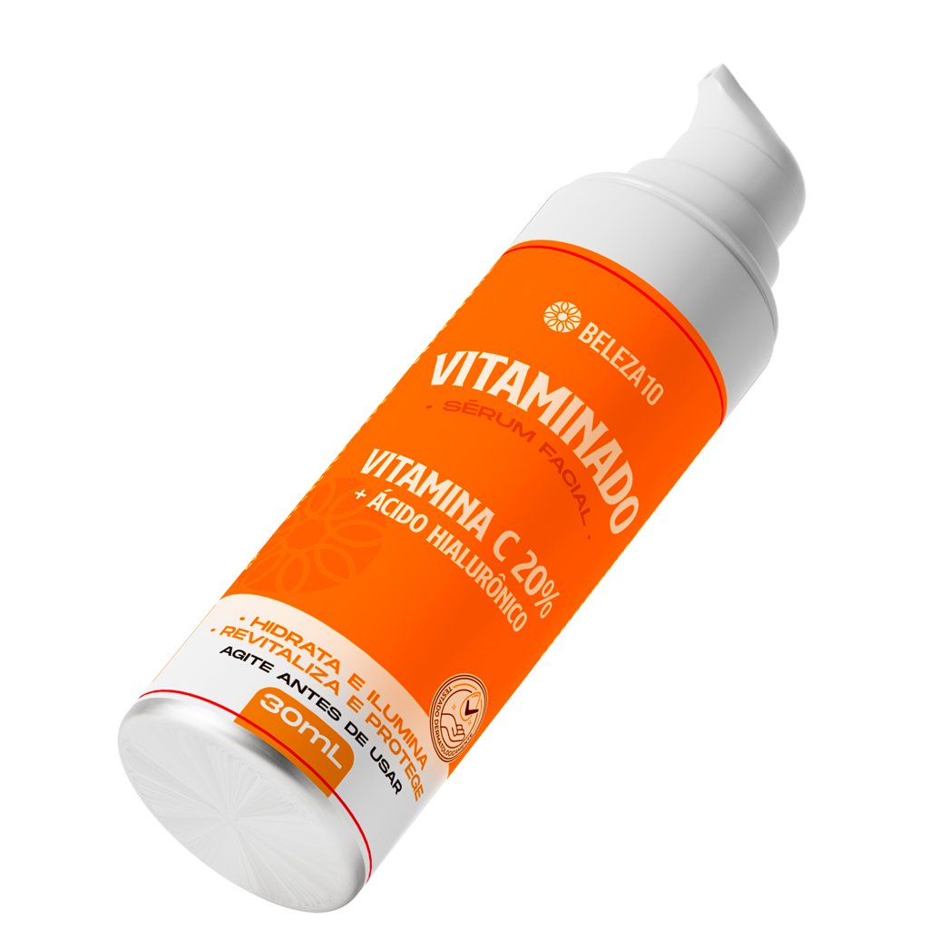 Sérum Facial Vitamina C 20% Com Ácido Hialurônico Beleza10 30ml