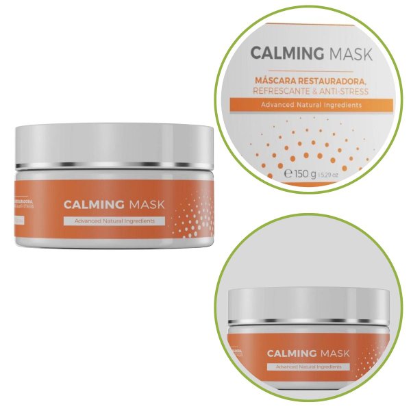 フェイスクリーム REVI Calme Mask 150g Máscara Calmante Restauradora Calming Mask Eccos 150g