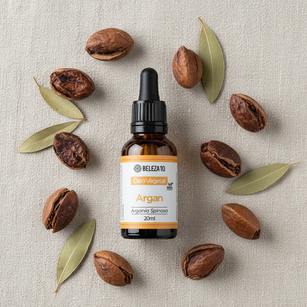 Óleo Vegetal Argan 100% Puro 20ml Beleza10