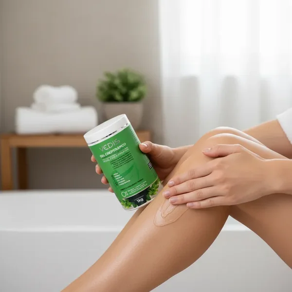 Gel Crioterápico Mentol e Cânfora Vedis 1kg