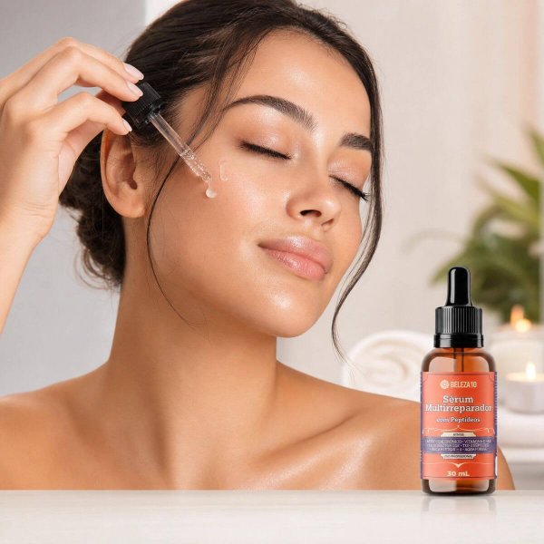 Kit Skincare Beleza10 Sérum com Peptídeos 30ml + Sabonete Facial 250ml