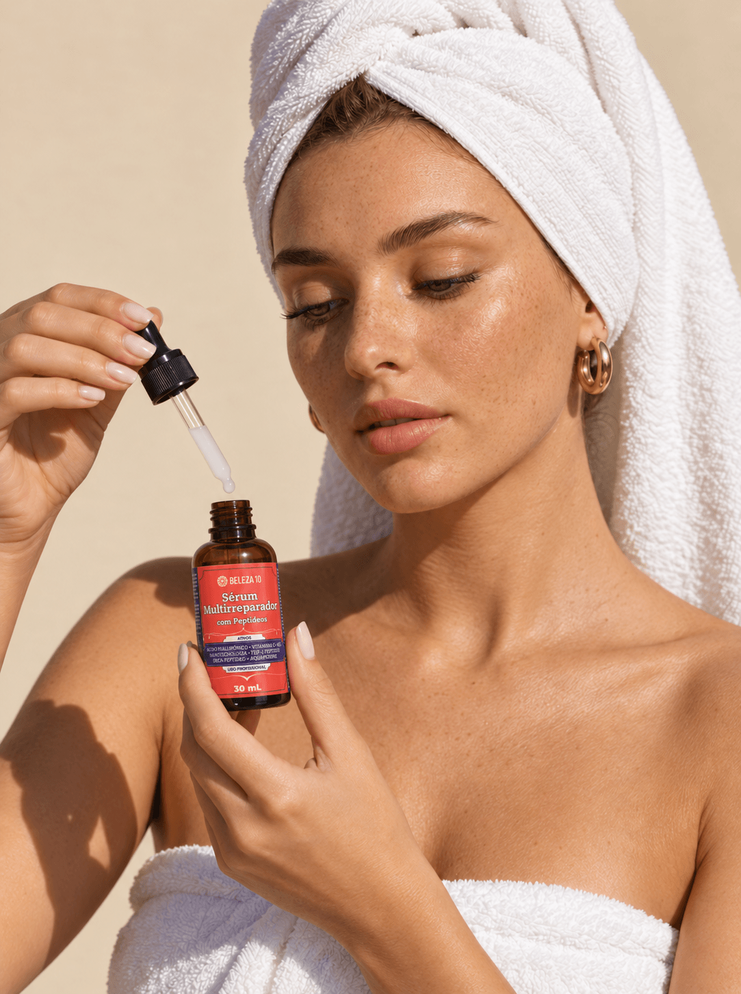 Aplicação do Sérum Multirreparador Beleza10