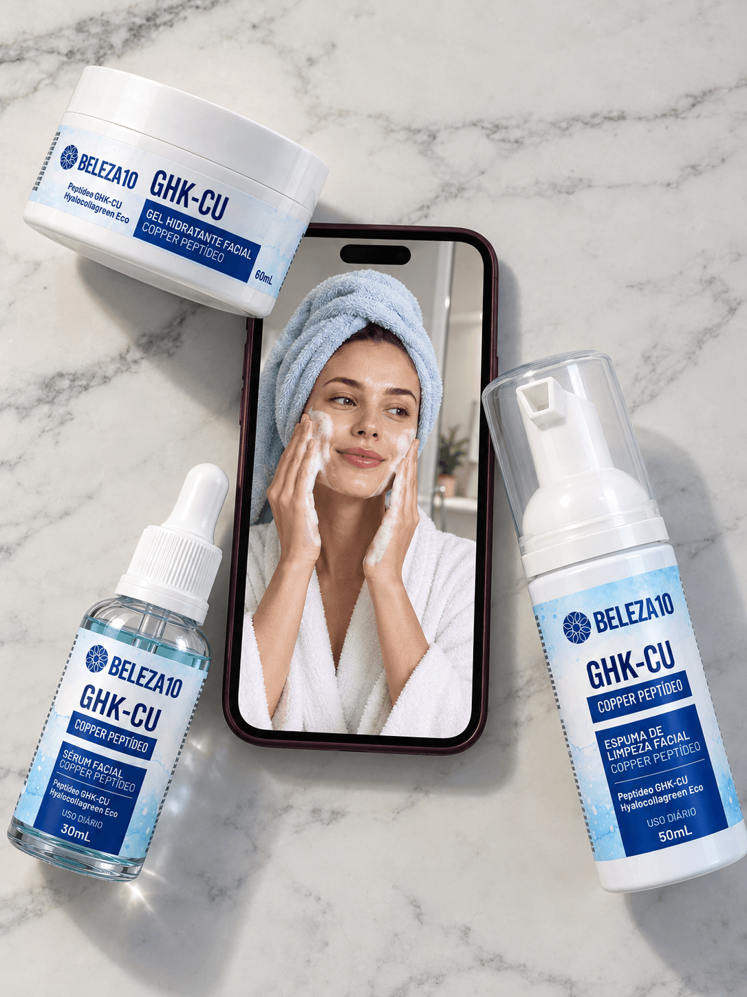 Benefícios do Kit Skincare GHK-Cu Beleza10
