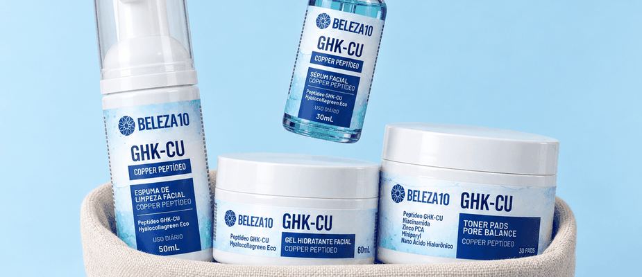Rotina de skincare com GHK-Cu Rotina de skincare com GHK-Cu