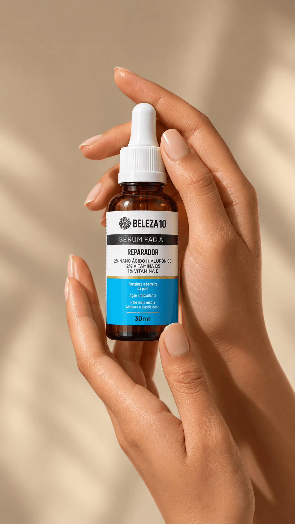 Aplicação do Sérum Facial Reparador Beleza10