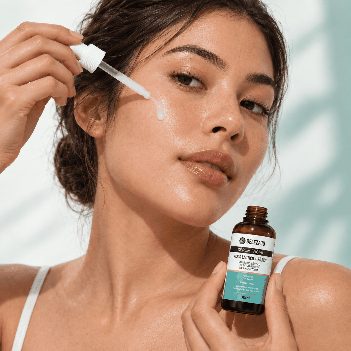 Aplica&ccedil;&atilde;o do S&eacute;rum &Aacute;cido L&aacute;ctico e K&oacute;jico Beleza10