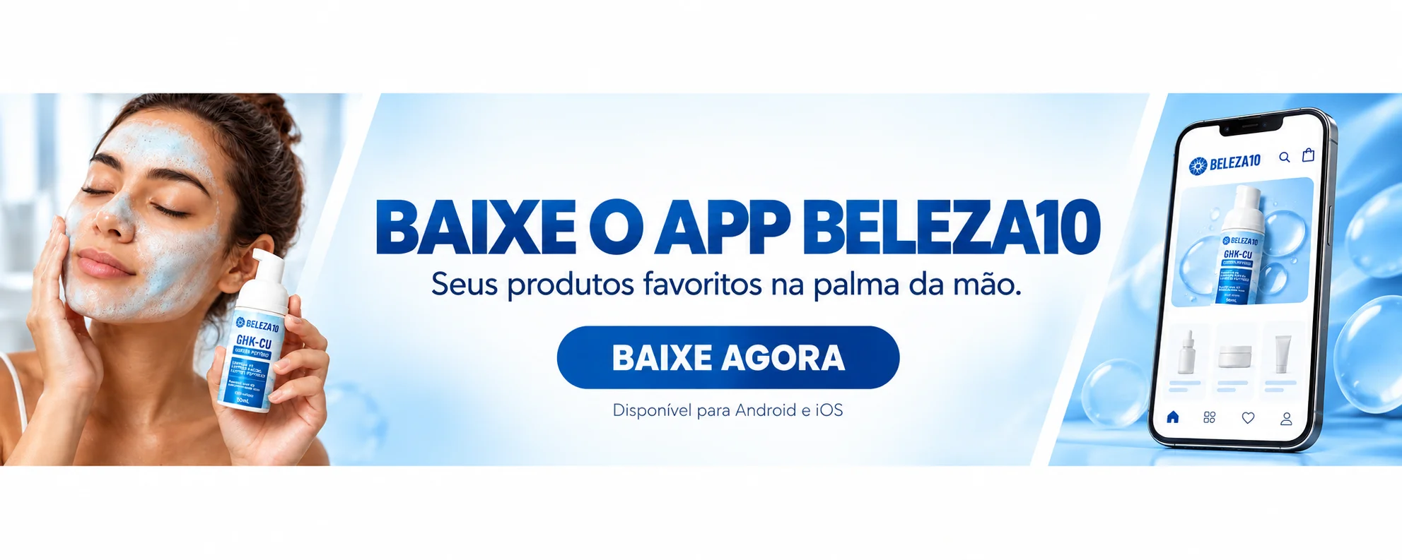 beleza10 app download banner